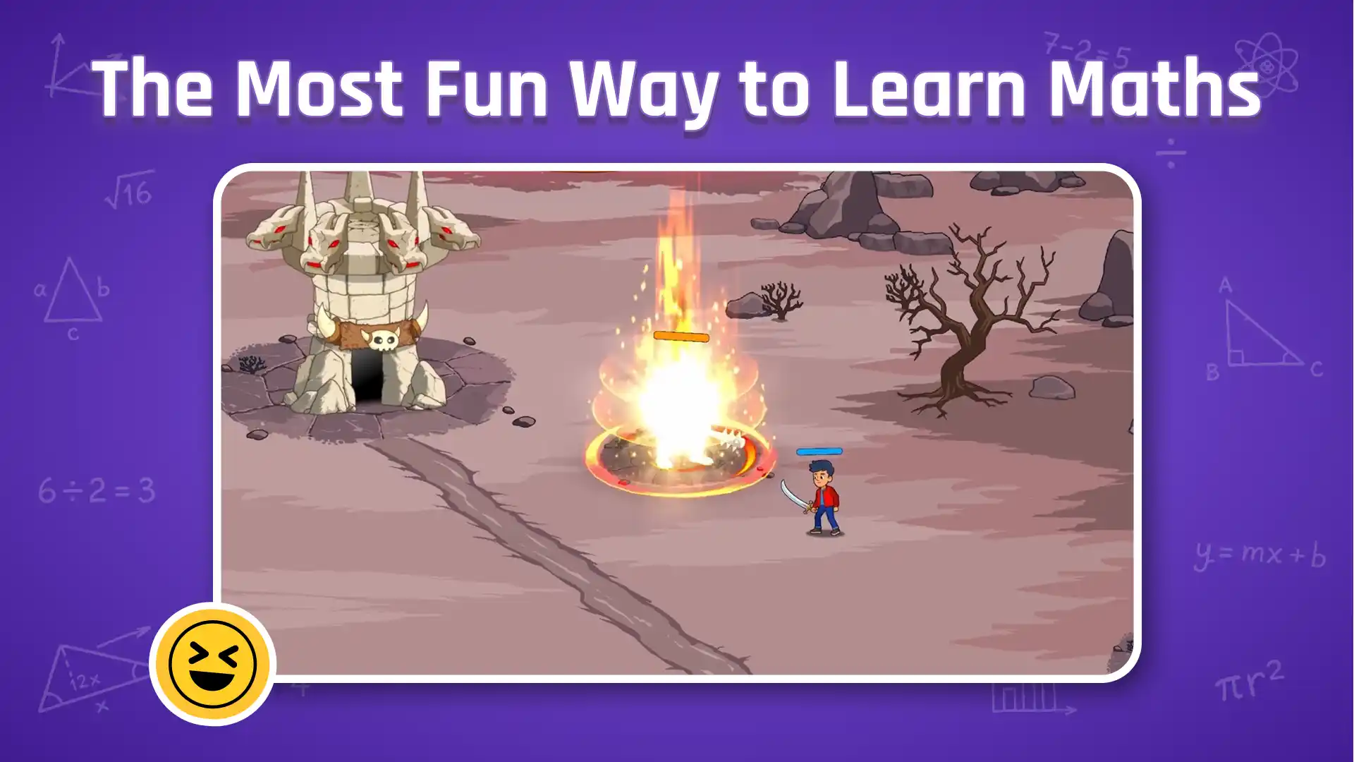 Game based learning battle scene